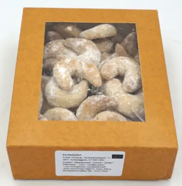 Handgemachte Bio Vanillekipferl - Renate Schrenk