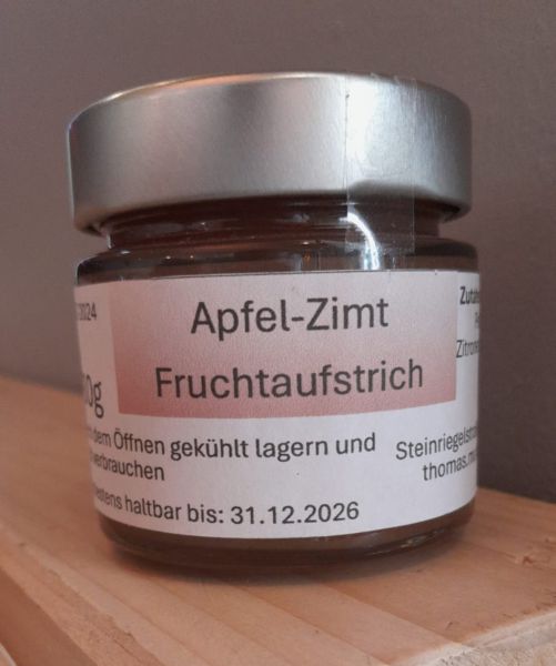 Apfel-Zimt Fruchtaufstrich