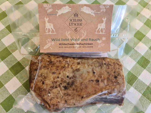 Wildschwein Rohschinken (€63,87/kg)