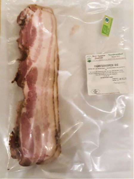 Bio Frühstücksspeck geschnitten (26,60/kg)