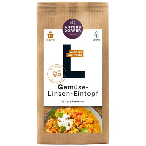 Gemüse-Linsen-Eintopf
