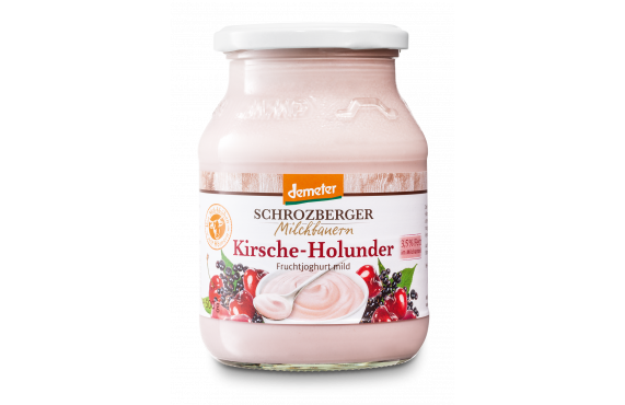 Fruchtjoghurt Kirsche-Holunder Demeter