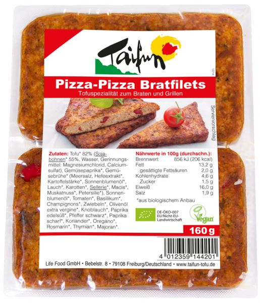 Tofu Bratfilet Pizza-Pizza