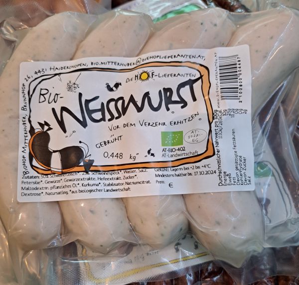 Weißwürste, 4 Stück