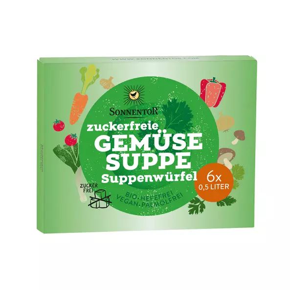 Gemüsesuppe Suppenwürfel zuckerfrei