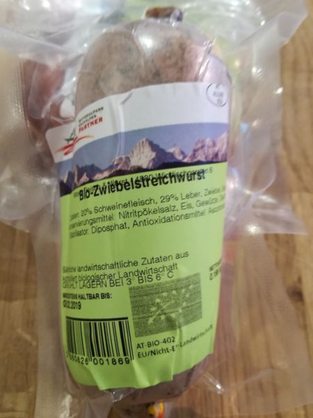 Streichwurst, Zwiebelstreichwurst