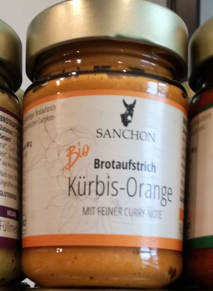 Brotaufstrich Kürbis-Orange Bio