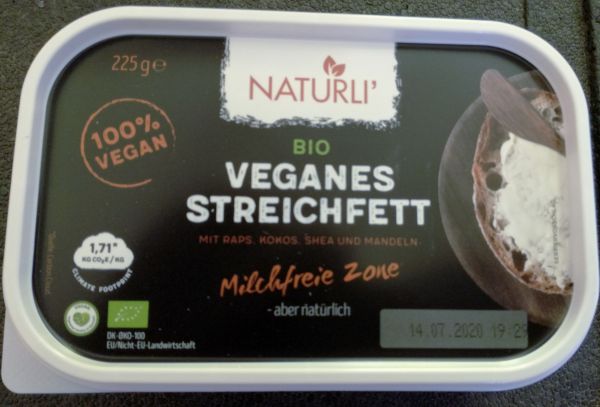 Naturli Streichfett BIO und vegan