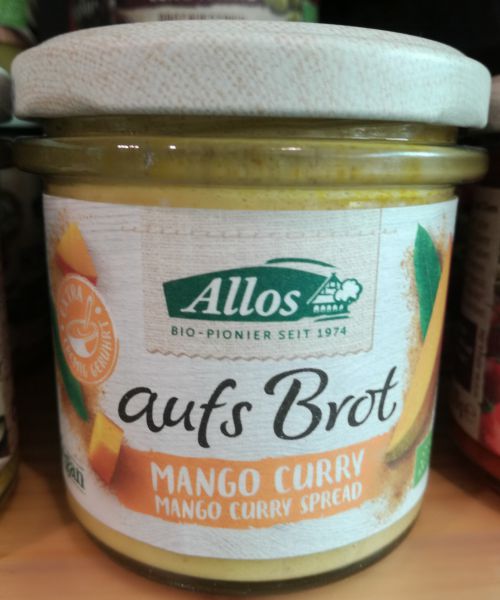 Aufs Brot Mango-Curry