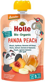 Panda Peach - Pfirsich, Aprikose & Banane mit Dinkel
