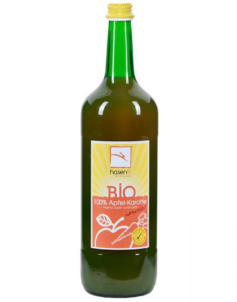 Apfel-Karotte-Saft naturtrüb