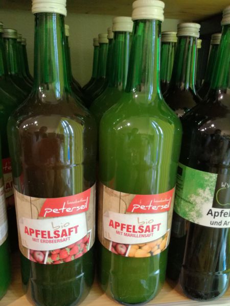 Apfel-Erdbeer-Saft