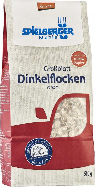 Dinkelflocken Großblatt, Demeter