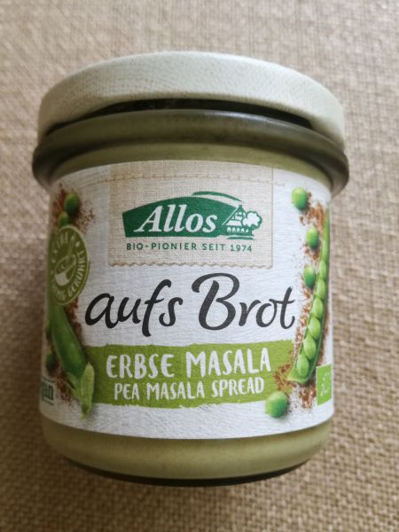 Aufs Brot Erbse Masala