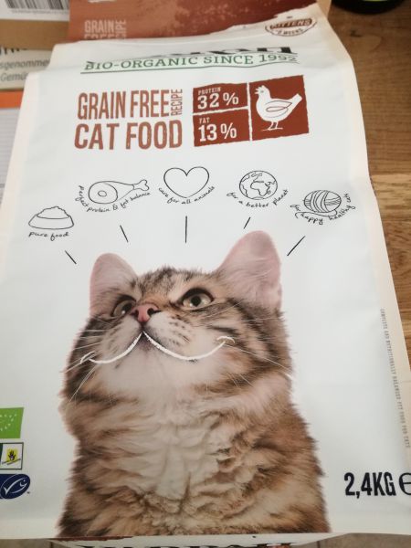 Katzen-Trockenfutter Grain free Bio