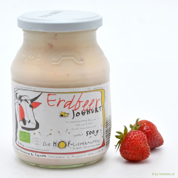 Fruchtjoghurt Erdbeer