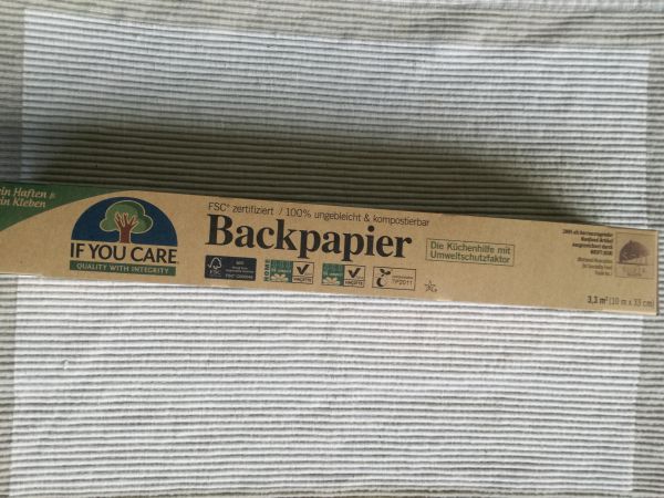 Backpapier - 100% ungebleicht & kompostierbar