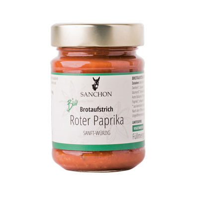 Brotaufstrich Roter Paprika Bio