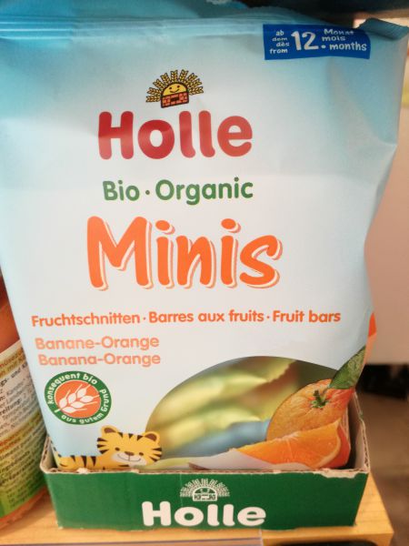 Mini-Fruchtschnitten Banane-Orange ab dem 12. Monat