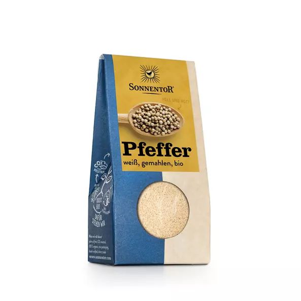 Pfeffer weiß gemahlen