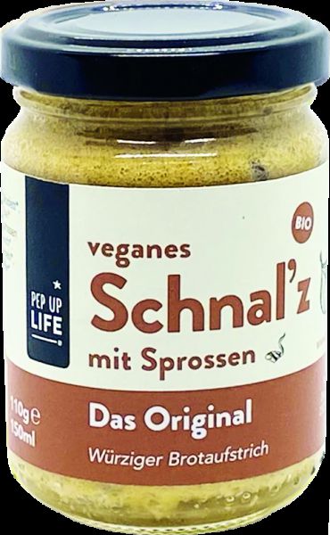 veganes Schnal'z mit Sprossen, Bio