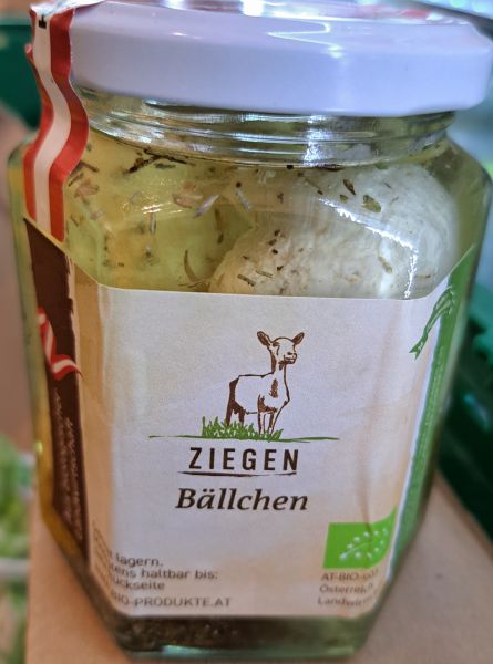 Ziegenbällchen in Öl Bio