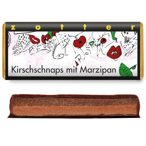 Kirschschnaps mit Marzipan