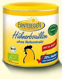 Hühnerbouillon hefefrei