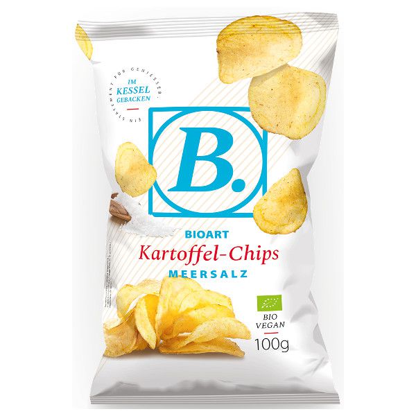 Kartoffel-Chips mit Meersalz