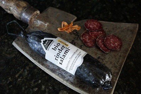 Black Premium Aschgereifte "Rindersalami"