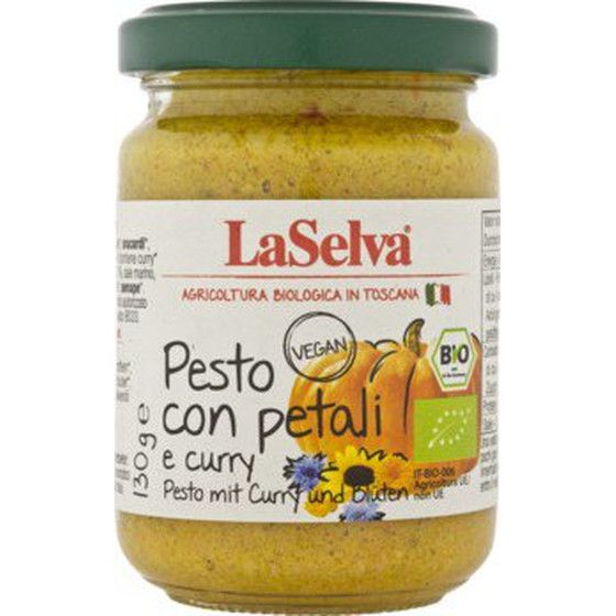 Pesto con petali e Curry