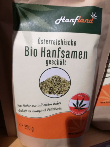 Hanfsamen geschält