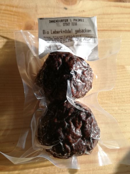 Leberknödel gebacken