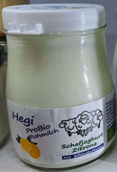 Hegi Schafjoghurt Zitrone, probiotisch