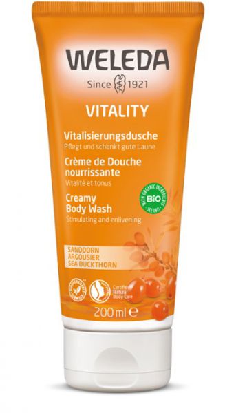 Duschgel Vitalisierungsdusche Sanddorn