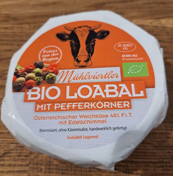 Bio Loabal - Camembert mit Pfefferkörner