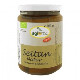 Seitan natur im Glas