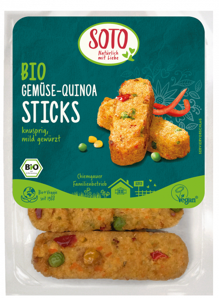 Gemüse-Quinoa-Sticks