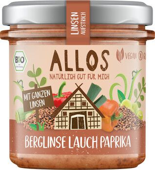 Linsen-Aufstrich Berglinse Lauch Paprika Bio