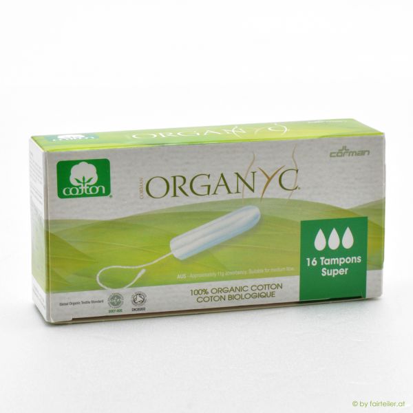 Organyc Tampons super (grün)