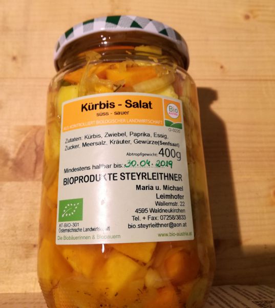 Kürbissalat süß-sauer