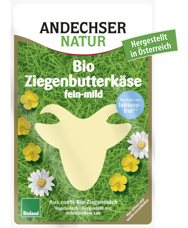 Ziegen-Butterkäse aufgeschnitten Bio