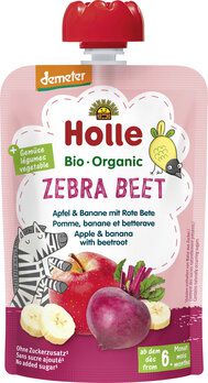 Zebra Beet - Apfel & Banane mit Rote Bete, ab dem 6. Monat