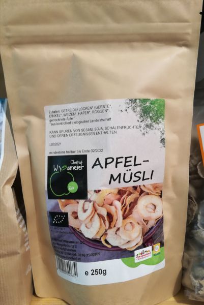 Apfel-Müsli Bio