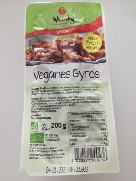 Veganes Kebab Gyros