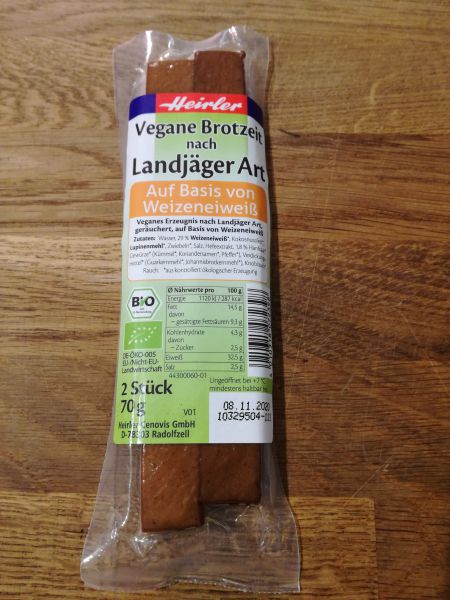 VEGANE BROTZEIT nach Landjäger Art