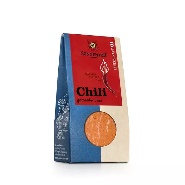 Chili feuerscharf gemahlen