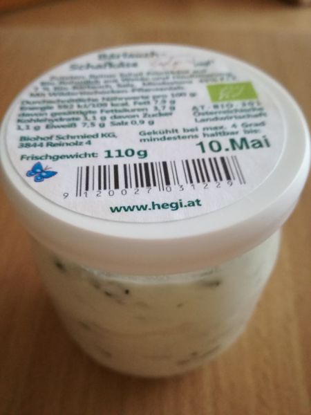 Hegi Schafkäse "Kleine Freude" Bärlauch