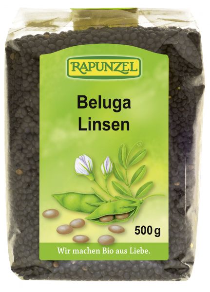 Linsen Beluga schwarz