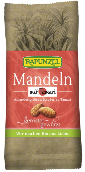 Mandeln geröstet, mit Tamari gewürzt